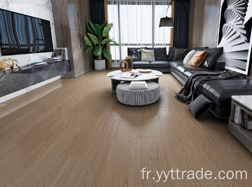 Plancher LVT de salle de bain grise de 2,5 mm