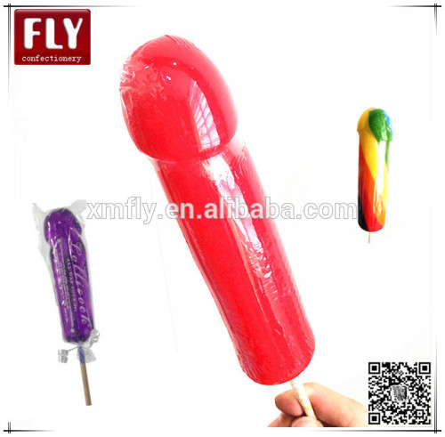 Strawberry flavour penis lollipop shaped giant lollicock sucker candy