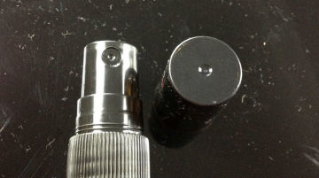 12 / 13 Sliver / Gold Matt Crimp Perfume Bottle Pump Sprayer For Mouth Cavity Liquid