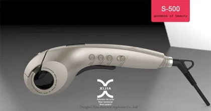 Automatic hair curler different types of curls