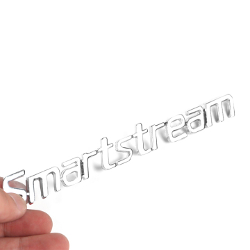 Custom Chrome 3D Car Badge Stickers