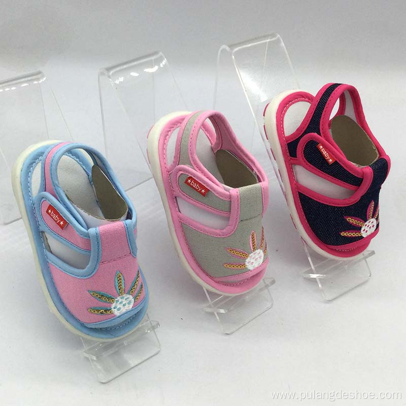 wholesales flower baby shoes girls sandals