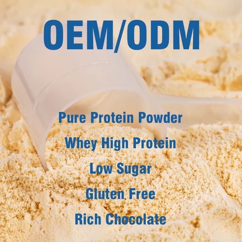 OEM/ODM Green Health High Quality Organic Whey Protien Powder BCAA Extract Whey Protein Bodybuilding