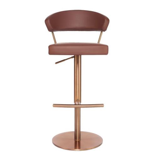 Adjustable height barstool Modern bar Chair Rose Gold Chair