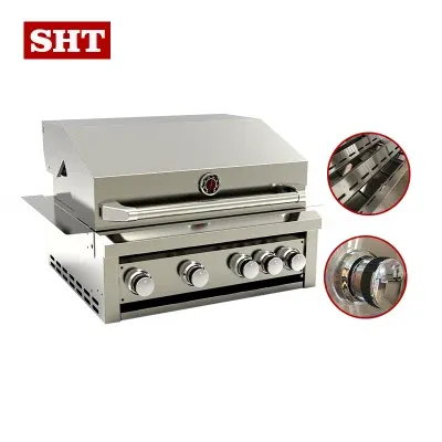304 Stainless Steel Barbecue Grill Custom BBQ Kitchen for Sale