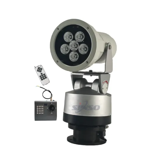 Long Range Wired Control Aluminum Pure White Searchlight for Watch Tower