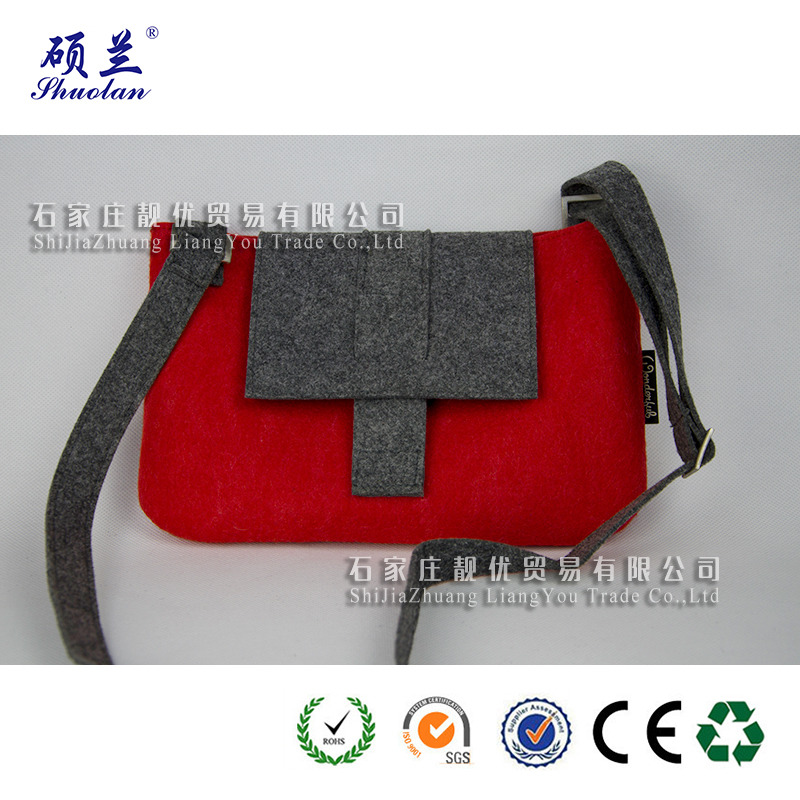 Customized Design Felt Shoulder Bag