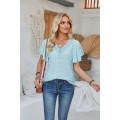 lotus Leaf sleeve Chiffon shirt