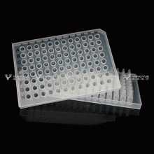96 బాగా PCR ప్లేట్లు 0.2ml క్లియర్