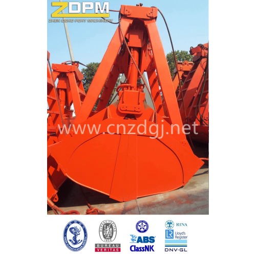 Remote controlled clamshell grapple