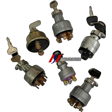 Excavator Ignition Starter Switch with Keys for PC200-7/PC120-6/PC130-6/PC200-8/PC120-7/PC100-7/PC60-7 Spare Parts