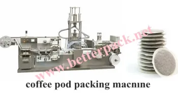 Coffee pod making packing machinery