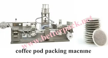 Coffee pod making packing machinery