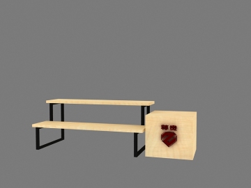 Mobiliário de mesa de exposição para mostrar