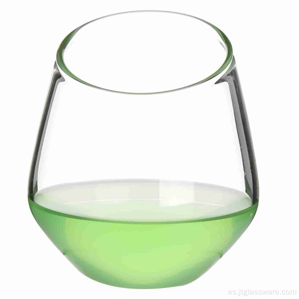 Copas de vino de vidrio Pyrex transparentes