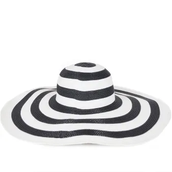 Womens Wide Brim Summer Sun Straw Hat UPF 50 UV Protection