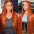 I-Ginger orange yombala we-wigs