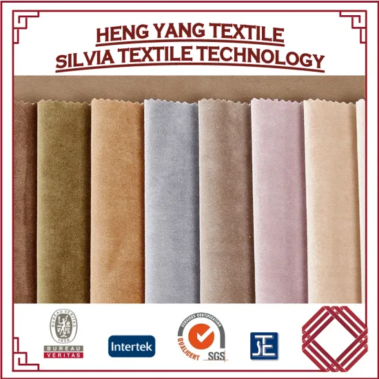 100 Polyester Brushed Tricot Micro Velboa Fabric