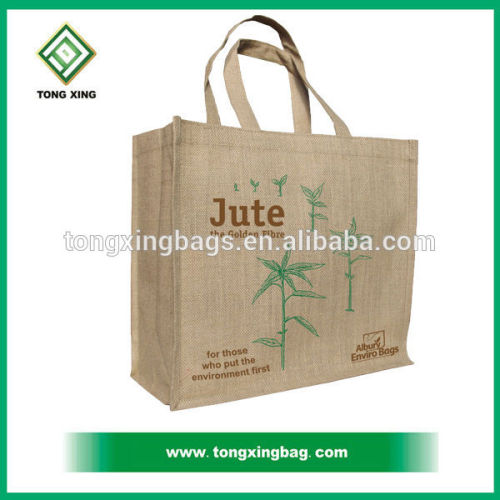 hight quality reusable jute shopping bag for custom jute shopping bag to jute shopping bag