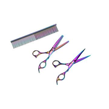 Portable Pet Hair Cutting Kit: Grooming Scissors and Hair Bag