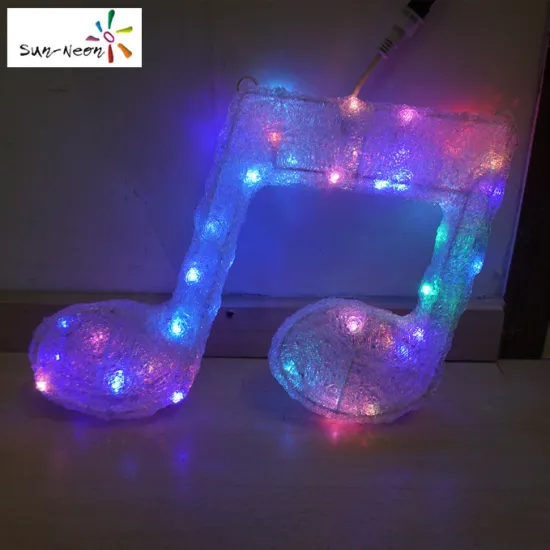 Creative led note decorative mini led decoration lights for wedding or crafts