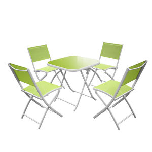 5pc foldable Aluminium Garden Dining Set