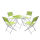 5pc foldable Aluminium Garden Dining Set