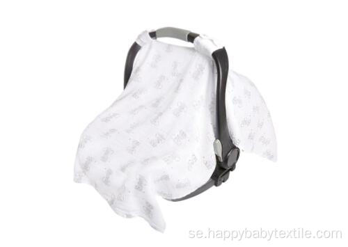 100% Cotton Muslin Baby Car Seat Cover