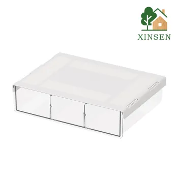 Under Desk Concealed Drawer Storage Box
