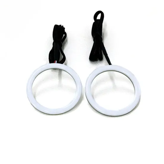 Waterproof Multi-Color Shift LED Halo Rings - 80mm Diameter Full Circle Set
