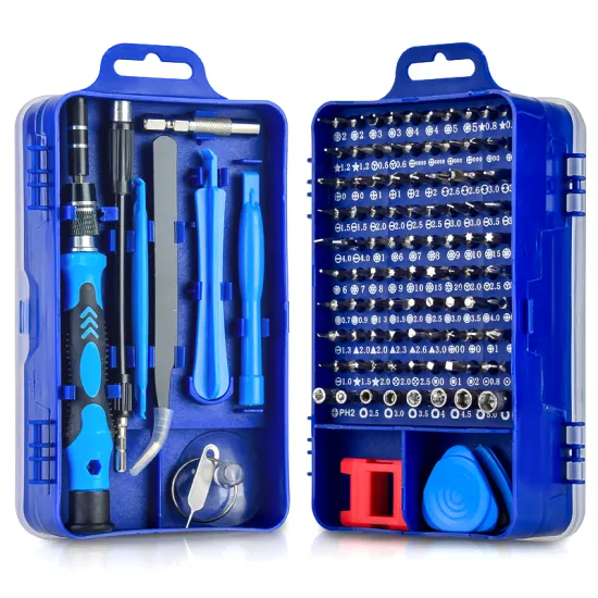 High-Quality 115-Piece Magnetic Manual Family Combination Multi-Use Mini Screwdriver Set - Hand Tools