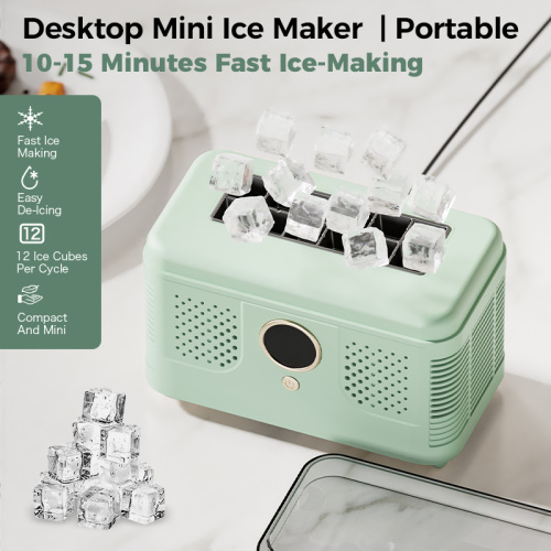Portable Mini Ice Cube Maker for Home and Camping