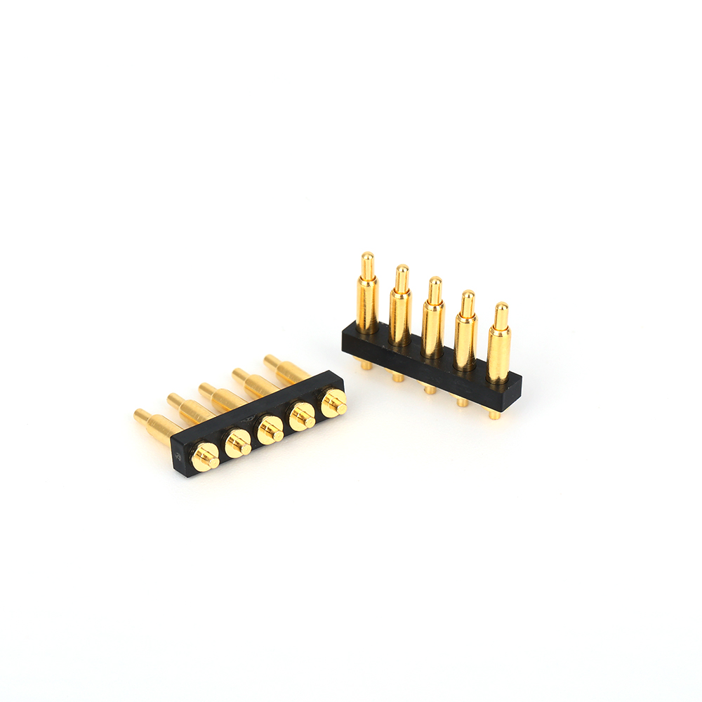 Spring pin connector