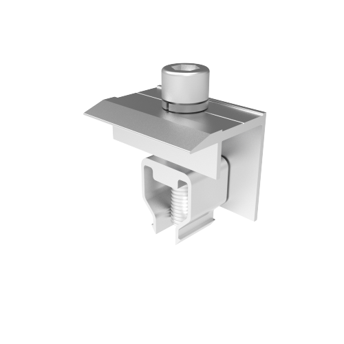 Мантаж канцавога заціску сонечнай батарэі