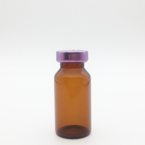 8 ml Amber Sterile Serial Vials Pink Cap