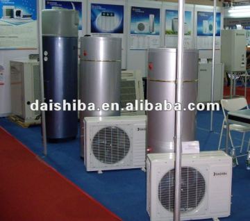 Air source hot water heater, Split domestic heat pump, Heat water system for bathroom and kithcen, air heating pompa di ca R134a