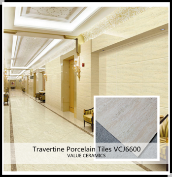 Double loading imitation travertine tile with good price