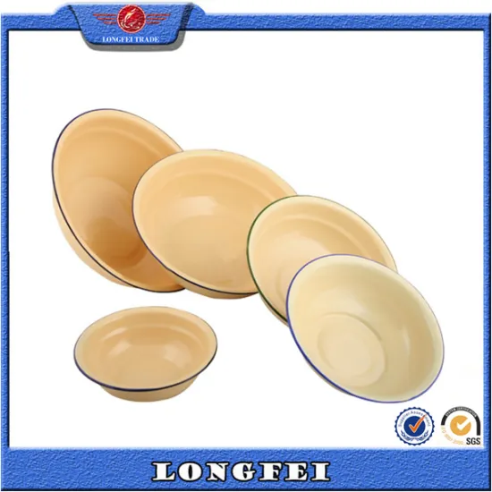 16/18/20/22/24/26 Cm Best Selling Famouse Enamel Deep Dinner Plate