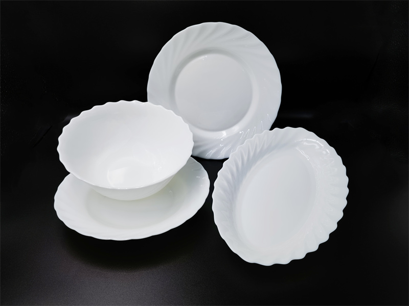 glasvaror glassware dinner plate