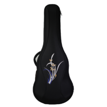 Porter un sac pour la guitare acoustique de 39 &quot;(broderie florale)