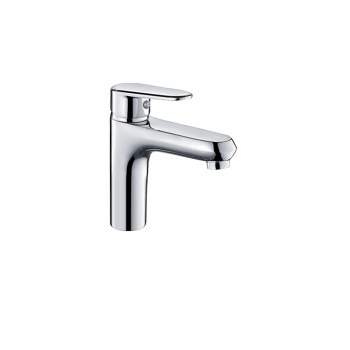 New Design Bathroom Ceramic Spool Washbasin Single Hole Faucet