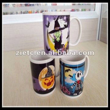ceramic souvenir mug for promotion with full decal printing