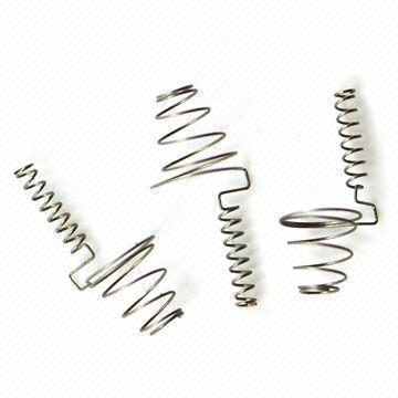 Color-plated Battery Compression Springs, Long Battery Spring Manufacturer, REACH Standard