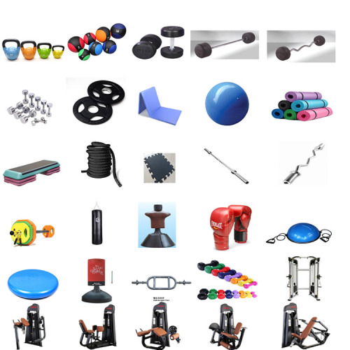 600㎡ complete gym equipment package over 69 piece