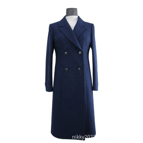 Unique Design long wool overcoat women winter customizable fashion formal coat women