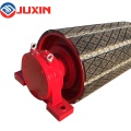 Conveyor head drum tail bend pulley