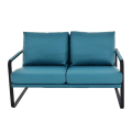Metal Leather Multi-person Two-seater sofa Restaurant Chairs