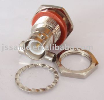 RP-BNC female bulkhead connector for RG316 cable