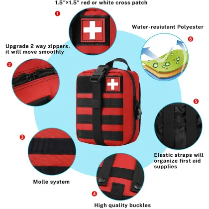 Professional Tactical Gear: Emergency Kit for Hunting, Outdoors, Camping, and Hiking