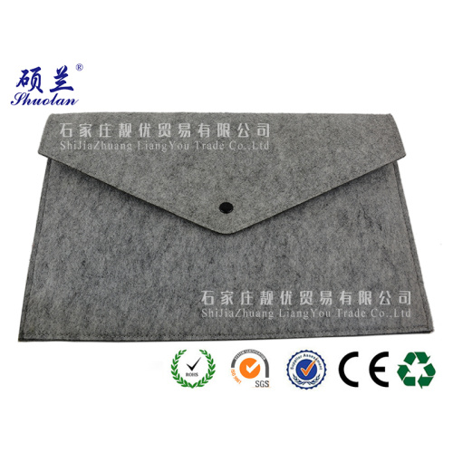 Good quality customized color felt laptop bag